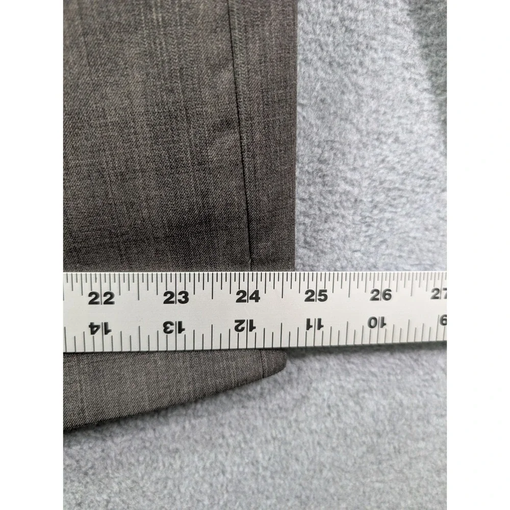 Joseph Abboud Men's 48R Gray Wool Blazer NWT Made USA Marzotto Super 120s Plaid